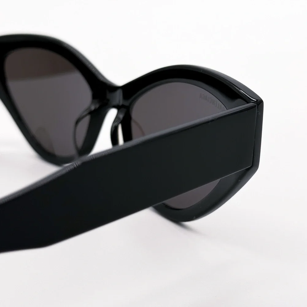 NEW BALENCIAGA BB0306S 001 CAT EYE BLACK WOMEN SUNGLASSES BALENCIAGA